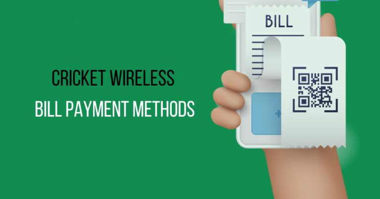 Cricket Wireless bill payment methods